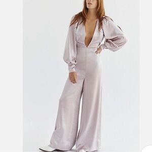 Free People Light Purple Jumpsuit